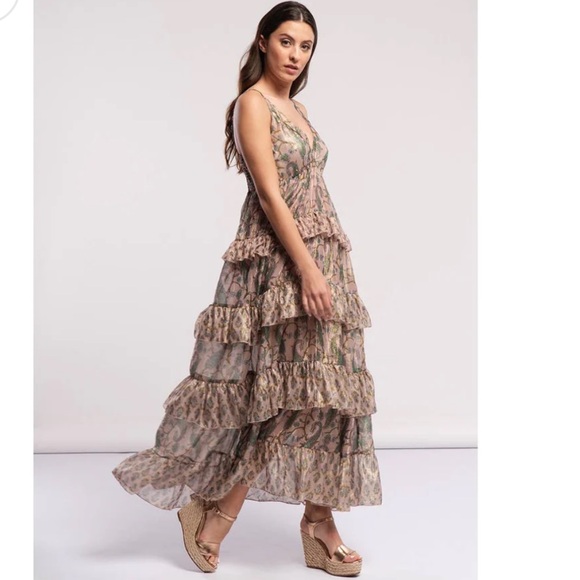 Paisley Ruffled Tiered Maxi
Dress - Picture 1 of 11
